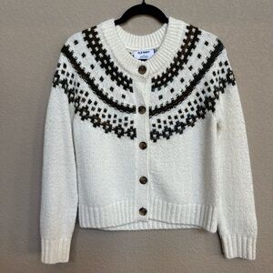Old Navy Fair Isle Button-Front Cardigan Sweater | Like New | Size S